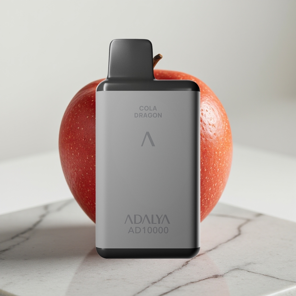 Adalya AD 10000 Puffs Descartável - Cola Dragão, 14 ml, 2% nicotina, recarregável USB-C