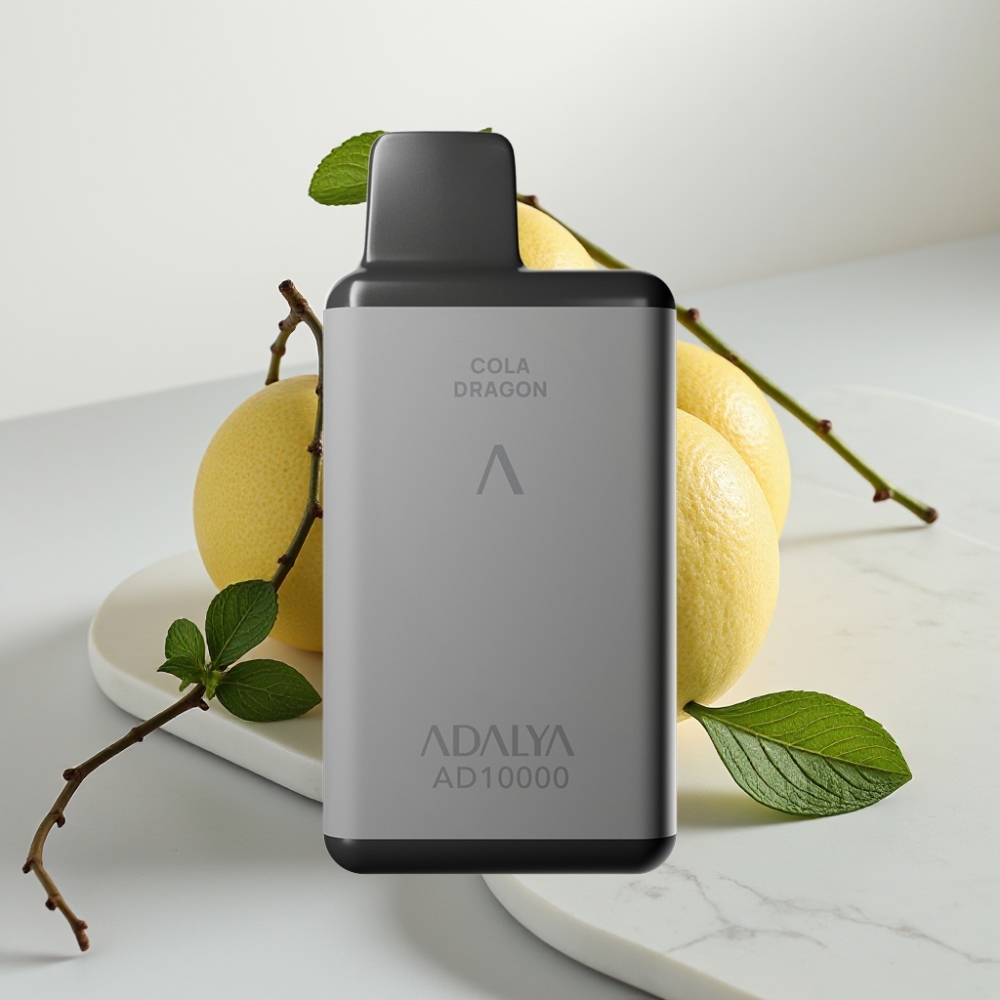 Adalya AD 10000 Puffs Descartável - Sabor Menta, 14 ml, 2% nicotina, recarregável USB-C