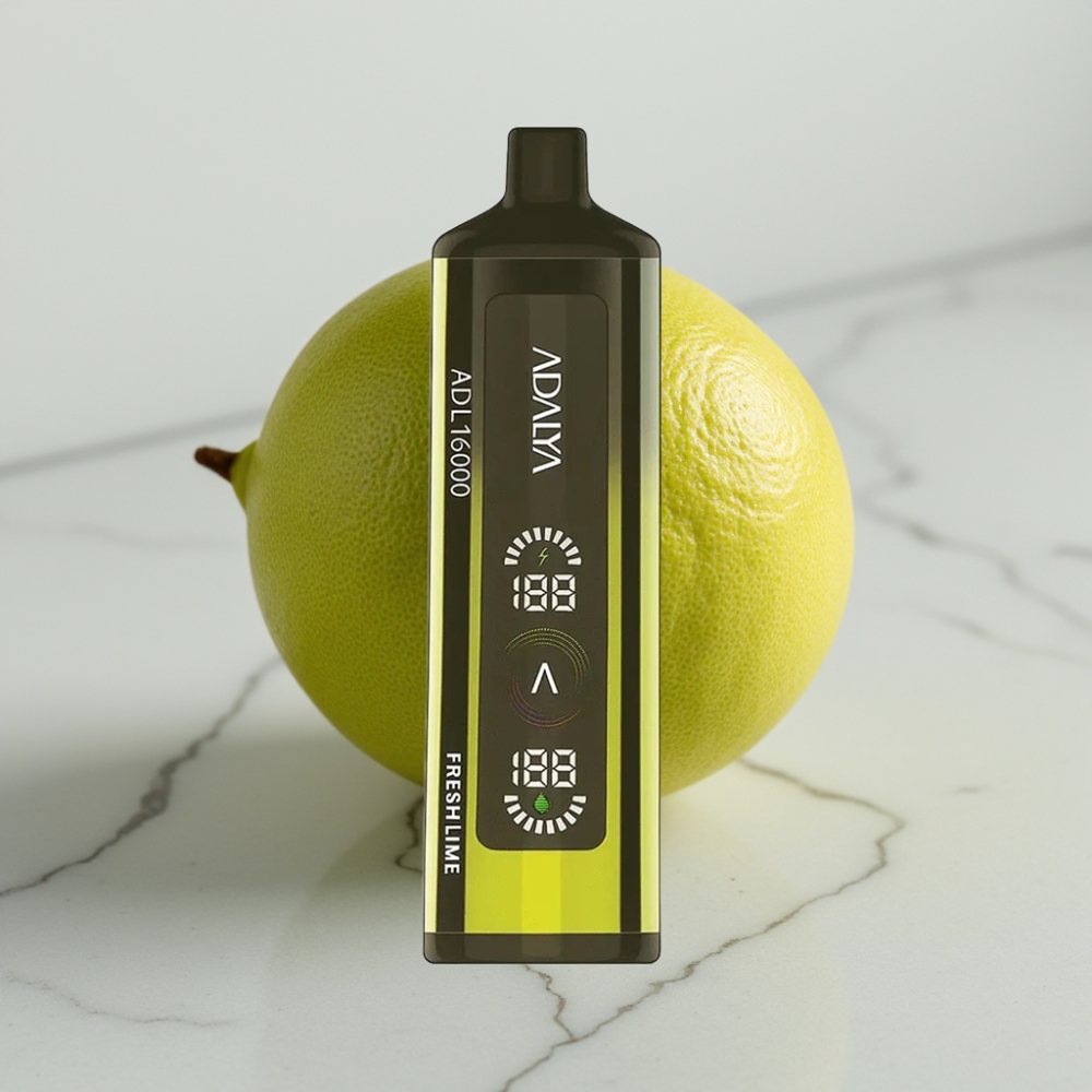 Adalya ADL 16000 PRO Puffs Vape Descartável - Limão Fresco, 16.000 puffs, 25ml, 2% nicotina