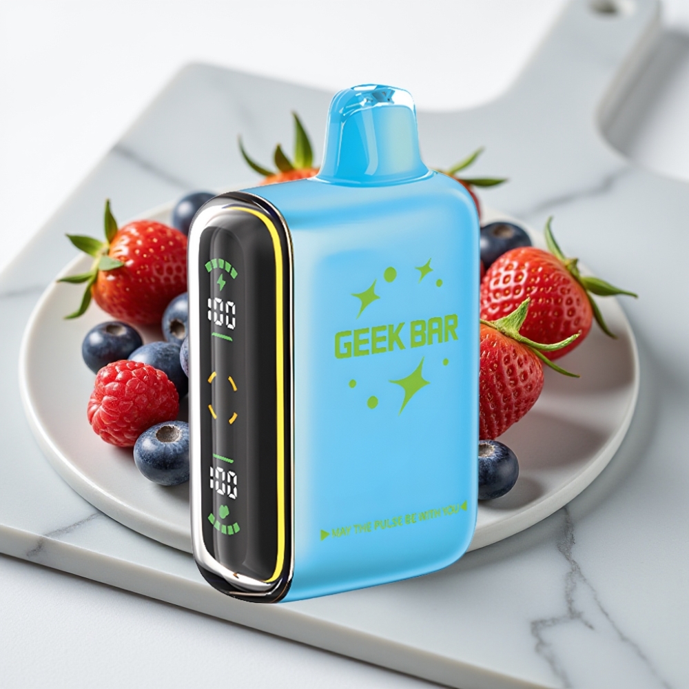 Geek Bar Pulse 15000 Puffs - 16ML, 5% Nicotina, Fluxo de Ar Ajustável