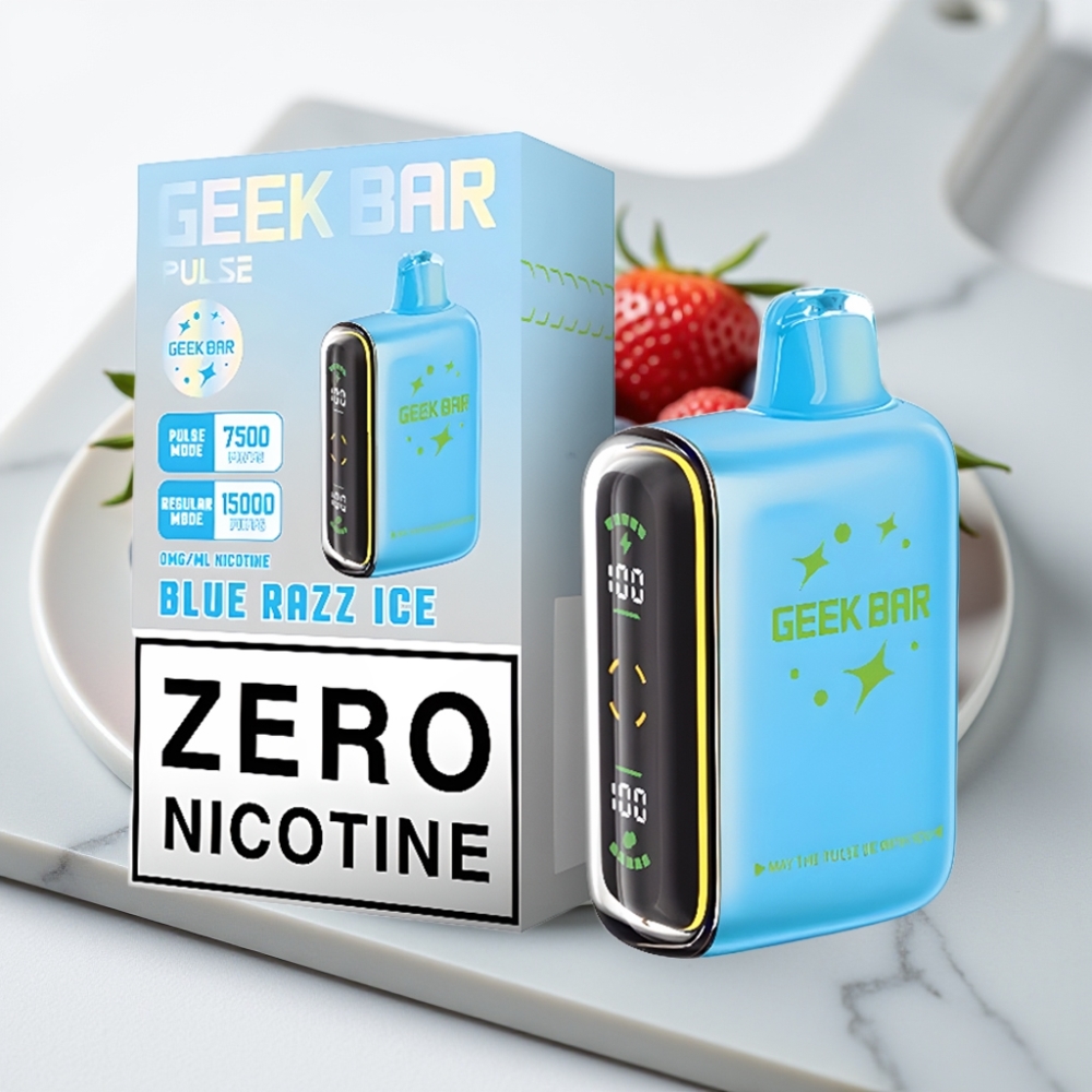 Geek Bar Pulse 15000 Puffs - 16ML, 5% Nicotina, Fluxo de Ar Ajustável