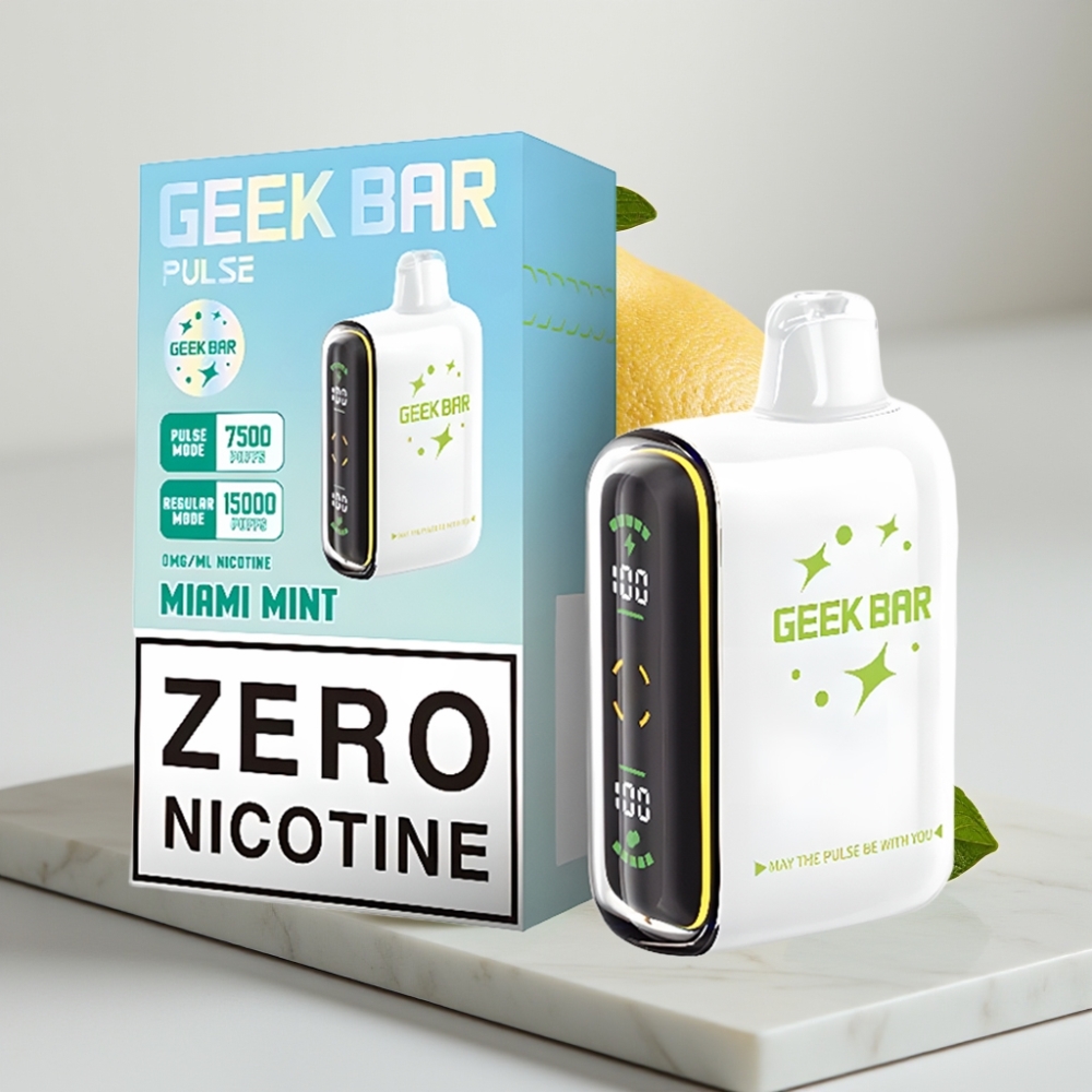 Geek Bar Pulse 15000 Puffs - 16ML, 5% Nicotina, Fluxo de Ar Ajustável