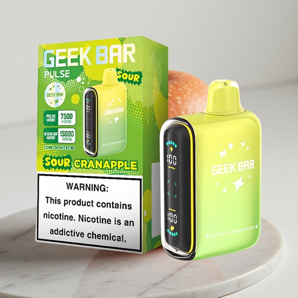 Geek Bar Pulse 15000 Puffs Edição Azeda – 16ML, 5%, 650mAh, USB-C