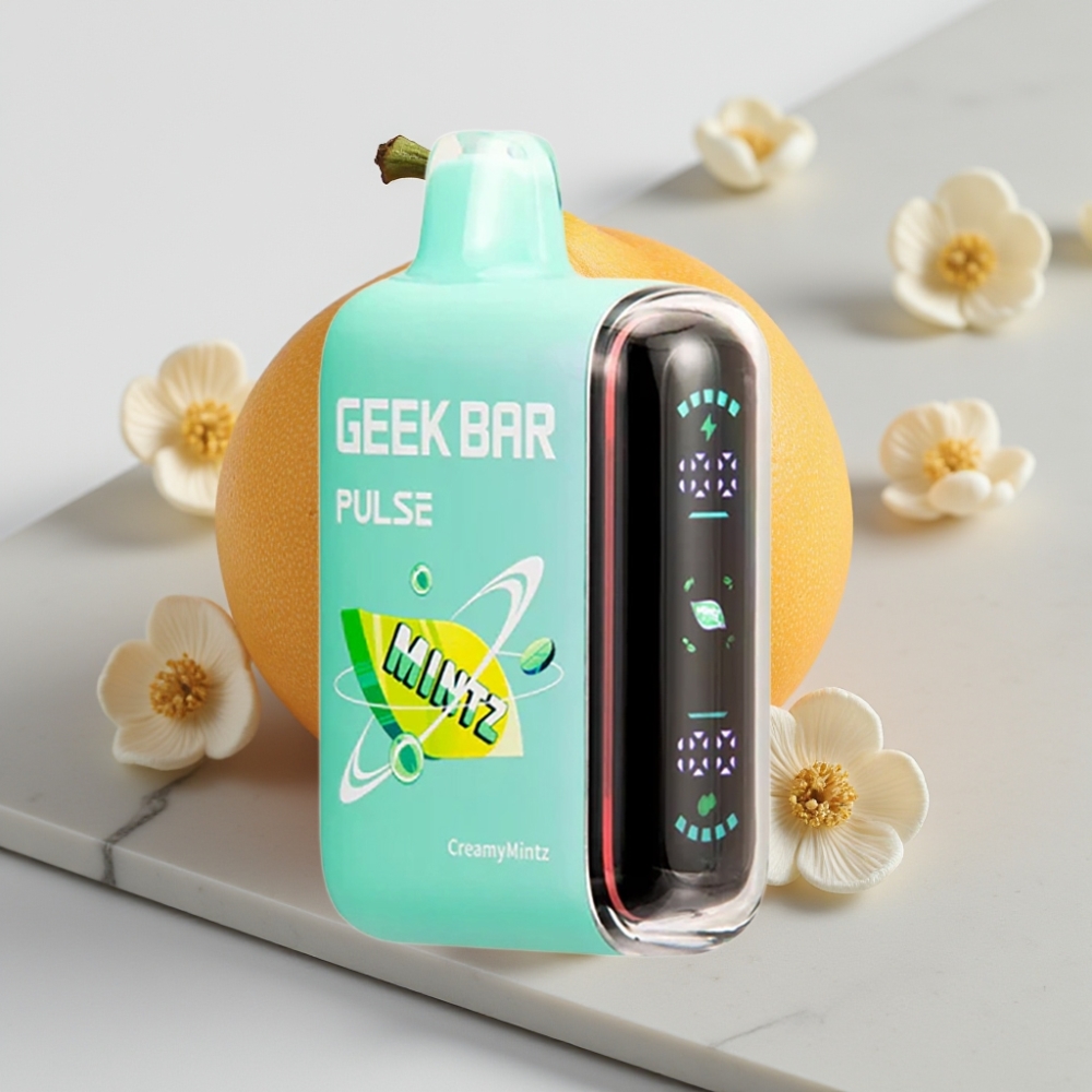 Geek Bar Pulse 15000 Puffs Edição Mintz 16ML, 5%, Fluxo de Ar Ajustável