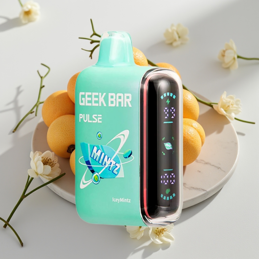 Geek Bar Pulse 15000 Puffs Edição Mintz 16ML, 5%, Fluxo de Ar Ajustável