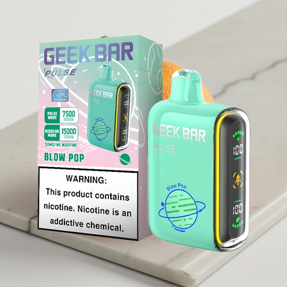 Geek Bar Pulse 15000 Puffs Edição Planeta – 16ML, 5% Nicotina, 650 mAh
