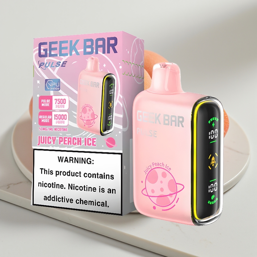Geek Bar Pulse 15000 Puffs Edição Planeta – 16ML, 5% Nicotina, 650 mAh