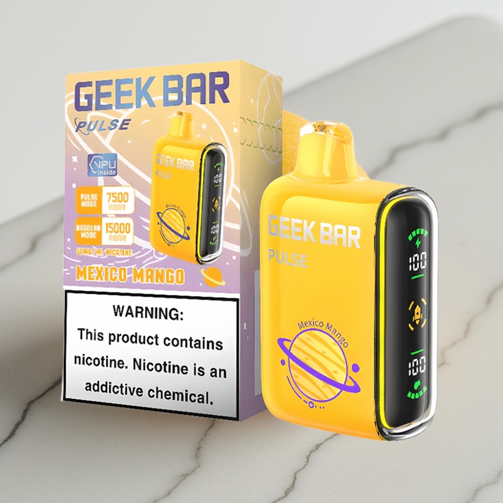 Geek Bar Pulse 15000 Puffs Edição Planeta – 16ML, 5% Nicotina, 650 mAh