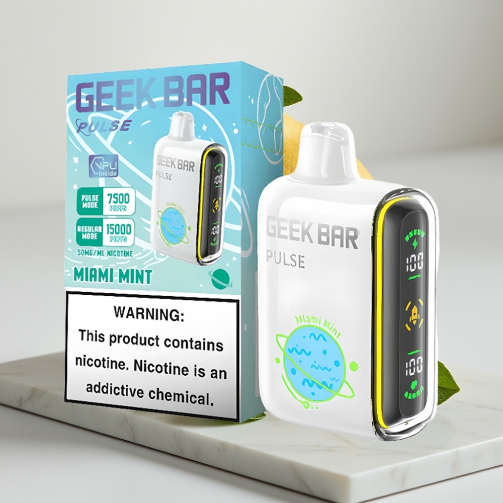 Geek Bar Pulse 15000 Puffs Edição Planeta – 16ML, 5% Nicotina, 650 mAh