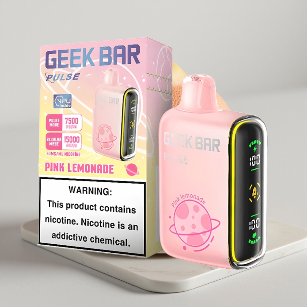 Geek Bar Pulse 15000 Puffs Edição Planeta – 16ML, 5% Nicotina, 650 mAh