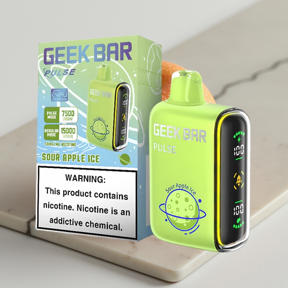 Geek Bar Pulse 15000 Puffs Edição Planeta – 16ML, 5% Nicotina, 650 mAh