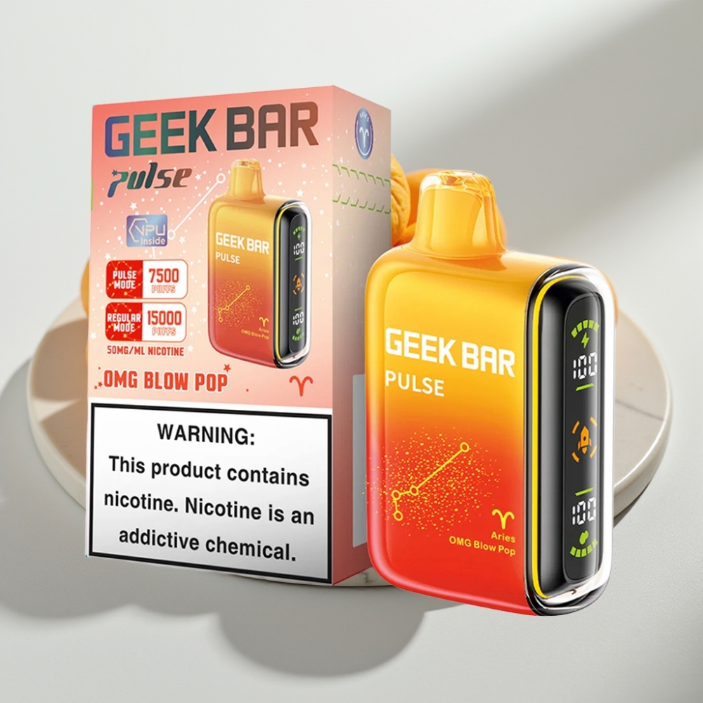 Geek Bar Pulse 15000 Puffs Edição Zodíaco, 16ML, 5%, 650mAh