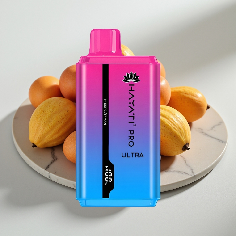 Hayati Pro Ultra 15000 Puffs H' Berg P' Man 49 Sabores 2×12ml 2%