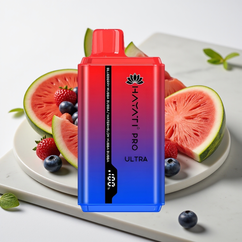 Hayati Pro Ultra 15000 Puffs Mirtilo Hubba Bubba Melancia Hubba Bubba 15000+ Puffs 24ml 2%