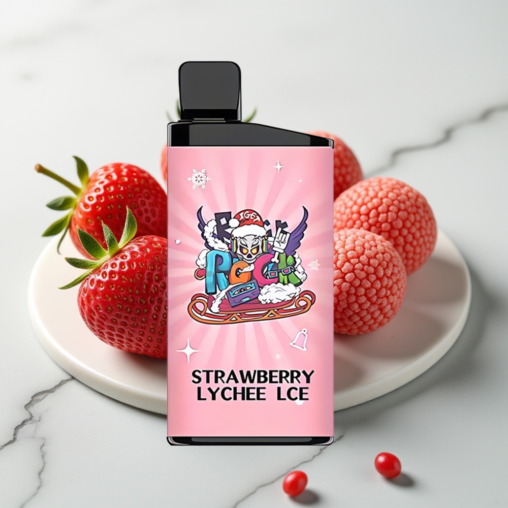 IGET Bar 3500 Puffs Dispositivo Descartável Morango Lichia Gelo - 3500 Puffs, 1400 mAh