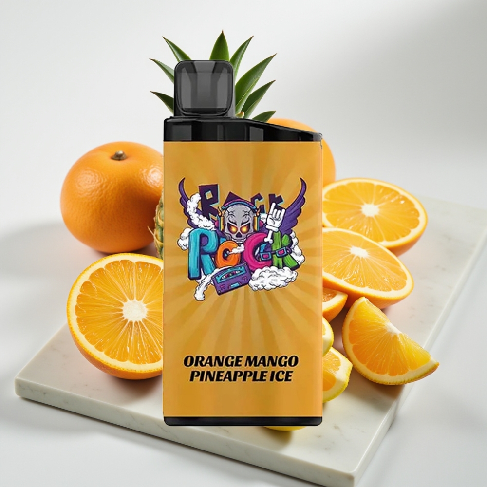 IGET Bar 3500 Puffs - Laranja Manga Abacaxi Gelo, 1400 mAh, 1.2 Ohm Mesh Coil
