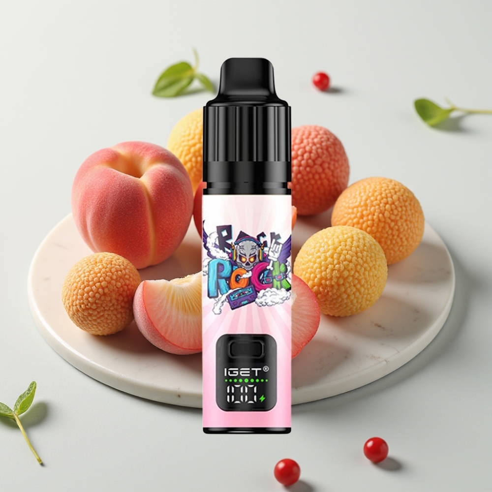 IGET BAR PLUS S3 POD 10000 Puffs - Pêssego, Lichia, Limão Ice - 18ml, 5% Nic