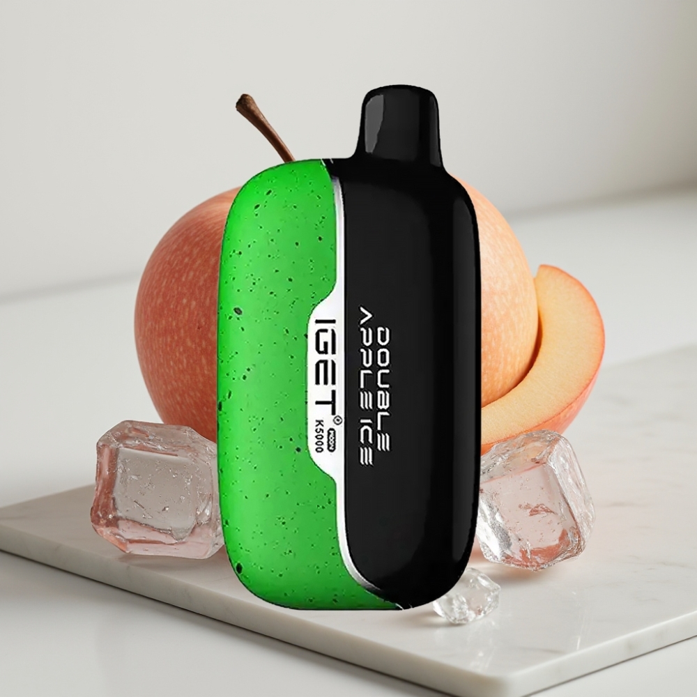 IGET Moon K5000 Puffs Dupla Maçã Gelo - 5000 Puffs, 1.35 Ohm, 81.5 g