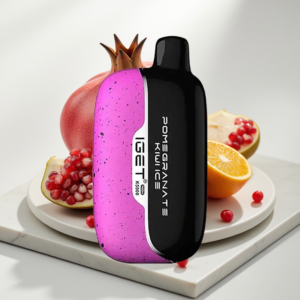 IGET Moon K5000 Puffs - Romã Kiwi Gelo | 5000 Puffs, 1.35 Ohm, 81.5 g