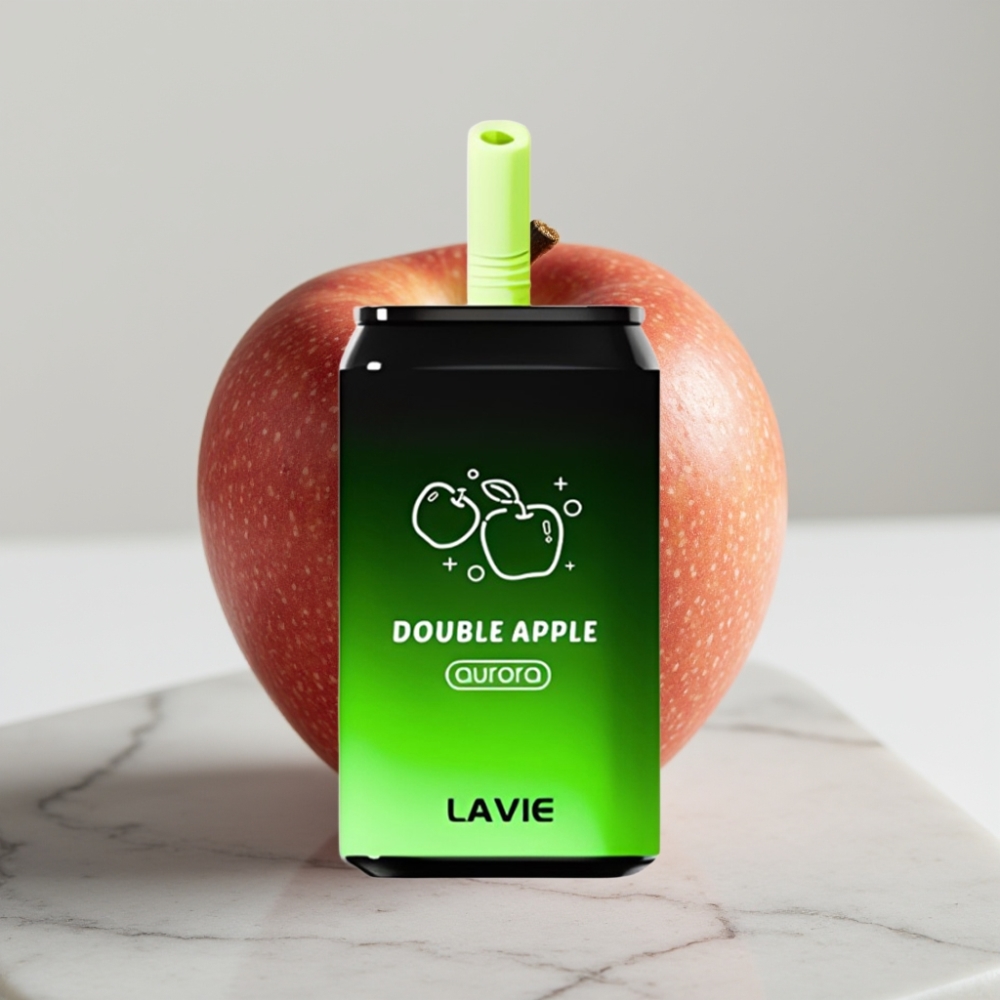 LAVIE Aurora 11000 Puffs Maçã Dupla - 22ML, 650mAh, Tipo C