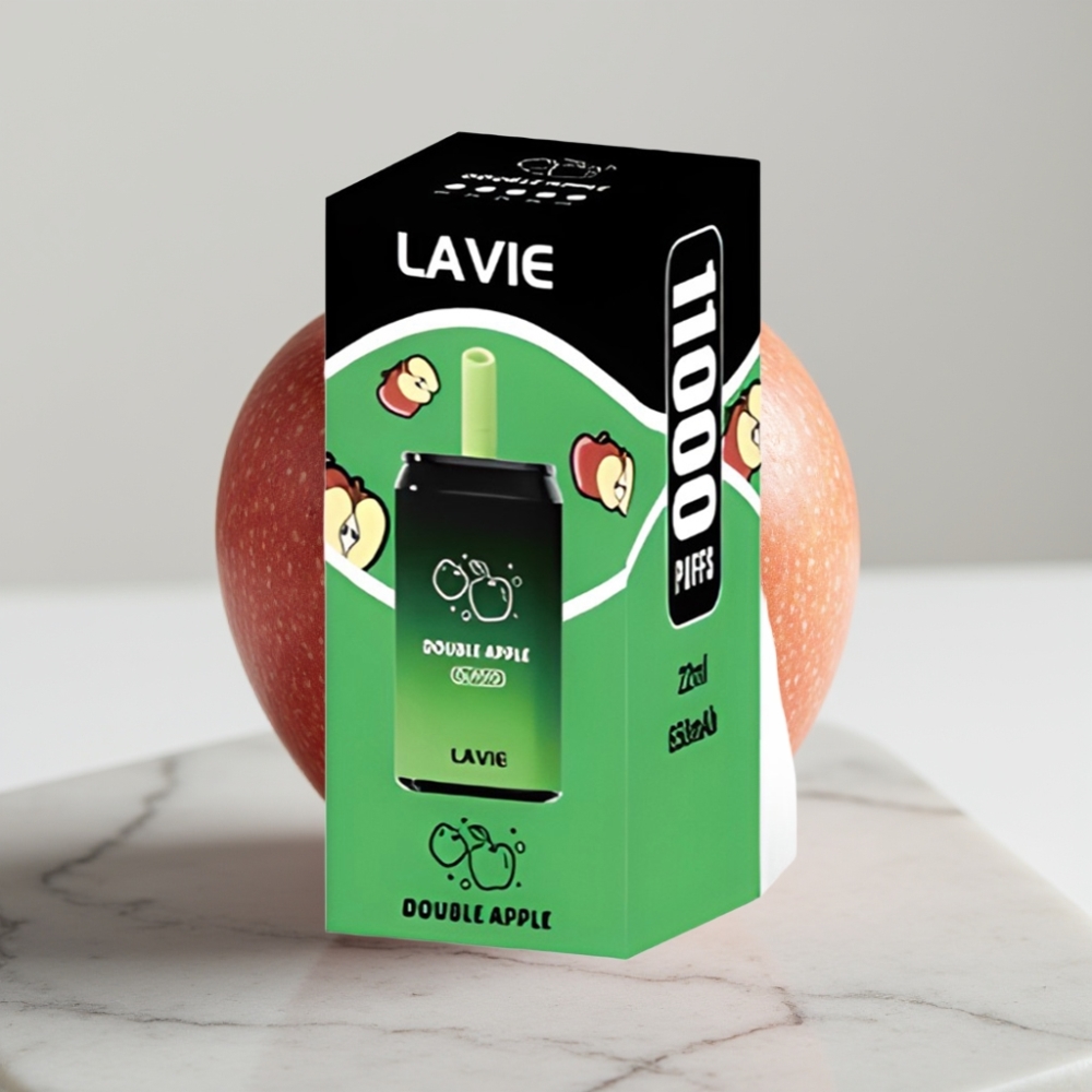 LAVIE Aurora 11000 Puffs Maçã Dupla - 22ML, 650mAh, Tipo C