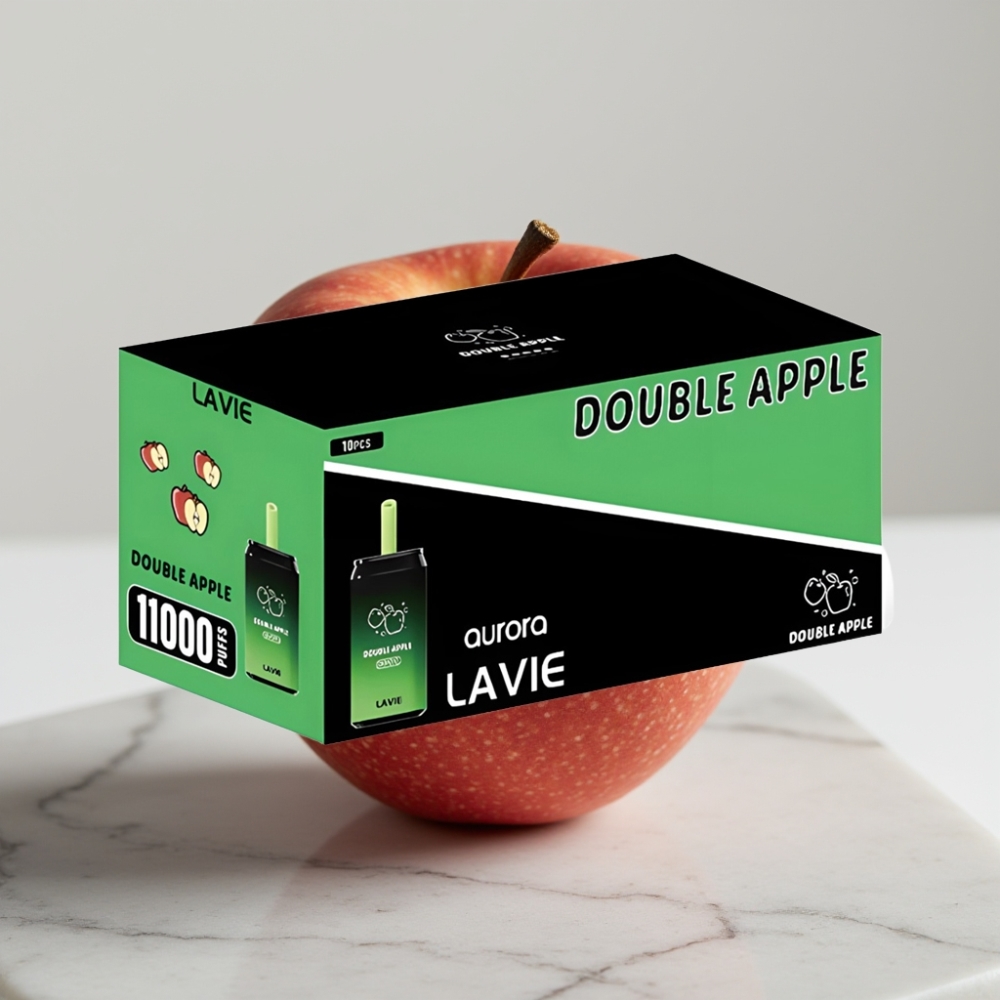 LAVIE Aurora 11000 Puffs Maçã Dupla - 22ML, 650mAh, Tipo C