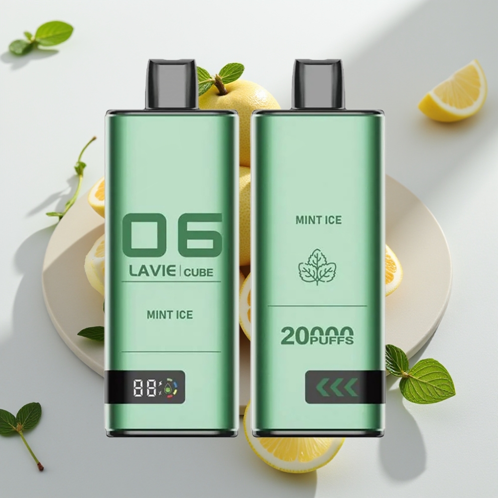 Lavie Cube 20000 Puffs Disposable Vape Menta Gelo – 28ML, 5%, Type C