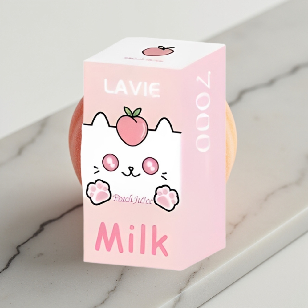 LAVIE Milk 7000 Puffs Suco de Pêssego - 16ML, 5%, Tipo C