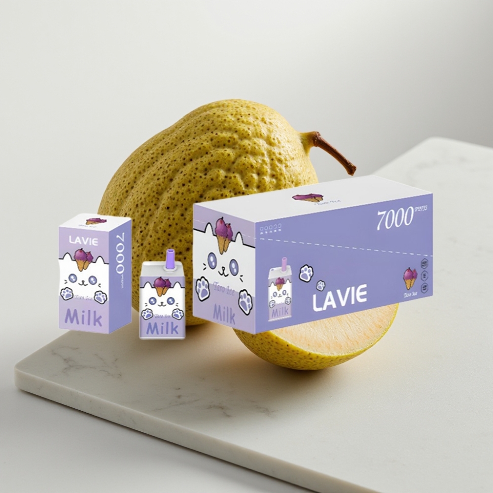 LAVIE Milk 7000 Puffs - Taro Ice, 16ML, 600mAh, Tipo-C