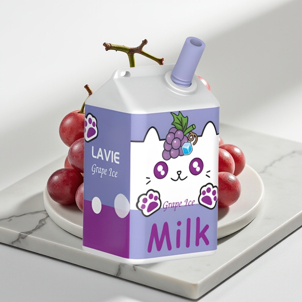 LAVIE Milk 7000 Puffs - Uva Gelada, 16ML, 600mAh, Tipo C