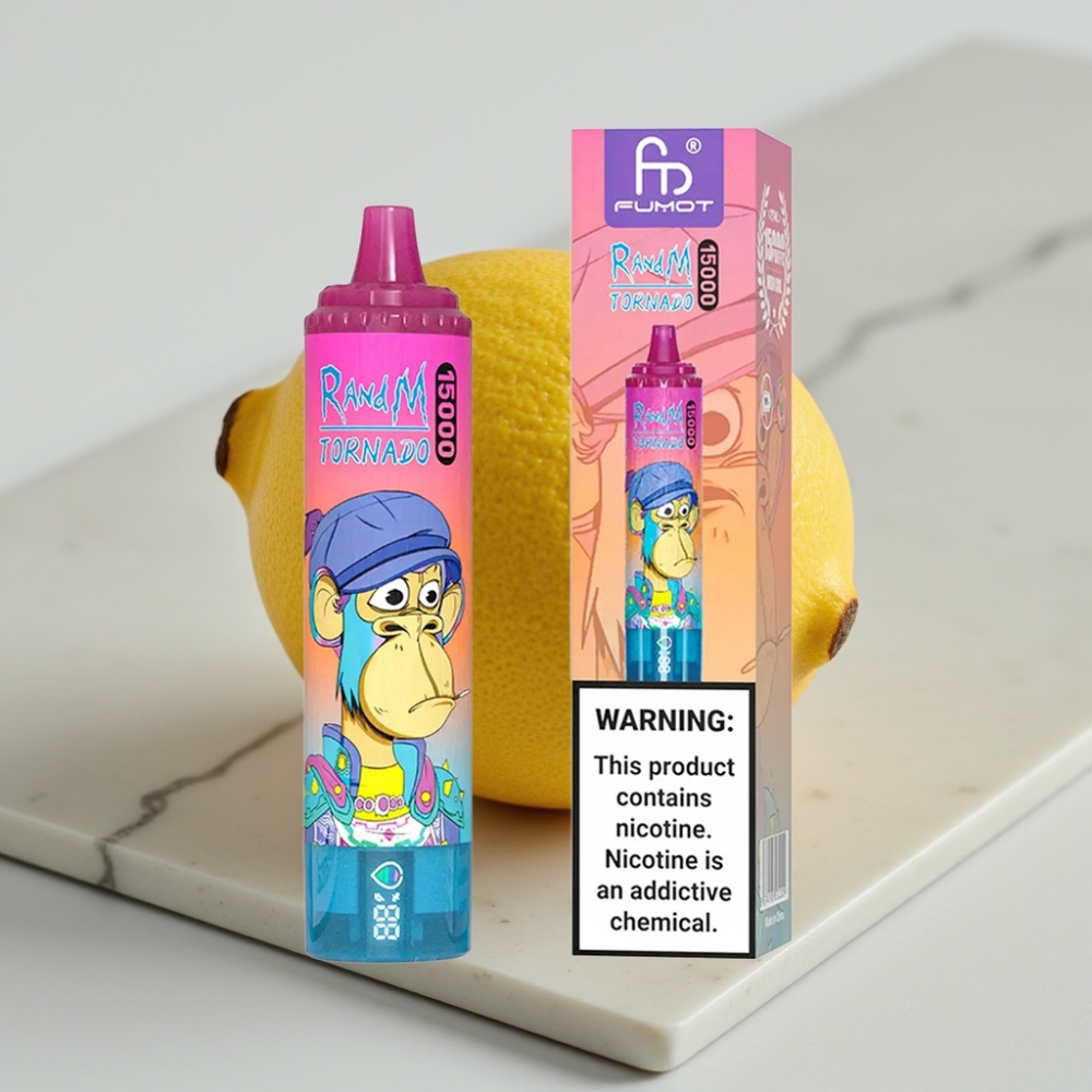 Fumot RandM Tornado 15000 Puffs Limonada - 25ml, 850mAh, Tipo-C