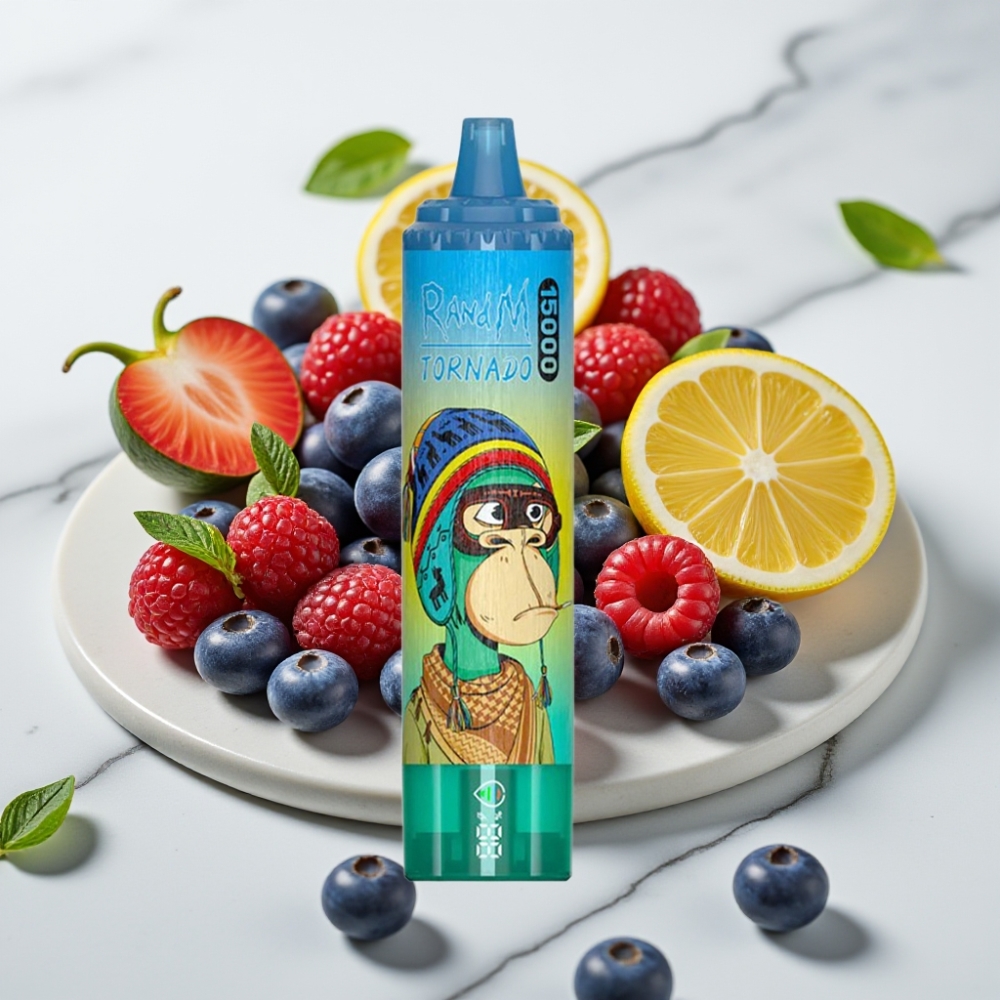 Fumot RandM Tornado 15000 Puffs - Limonada Blue Razz, 25ml, 850mAh, Tipo-C