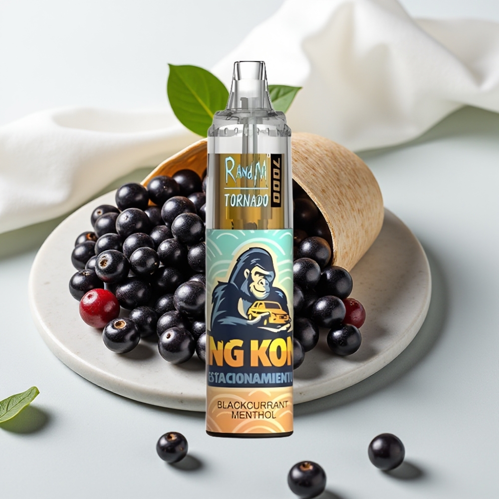 Fumot Tornado 7000 Blackcurrant Menthol 14ML 850MAH Mesh Type-C RGB