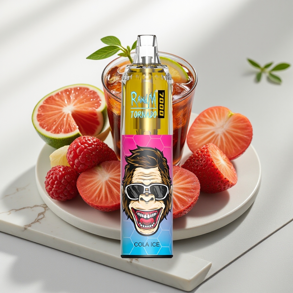Fumot Tornado 7000 Disposable Vape Cola Gelado - 7000 Puffs, 14ML, Tipo-C