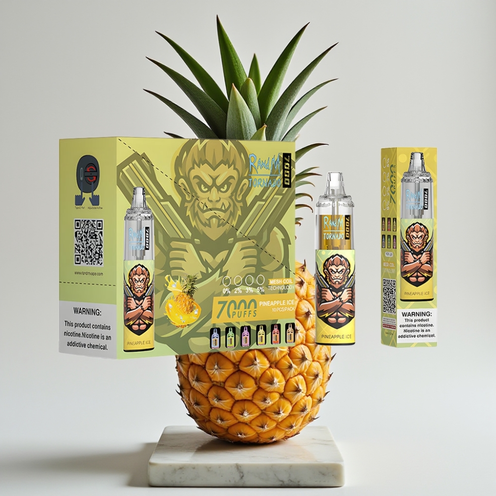 Fumot Tornado 7000 Pineapple Ice - 14ML, 850MAH, Type-C, RGB