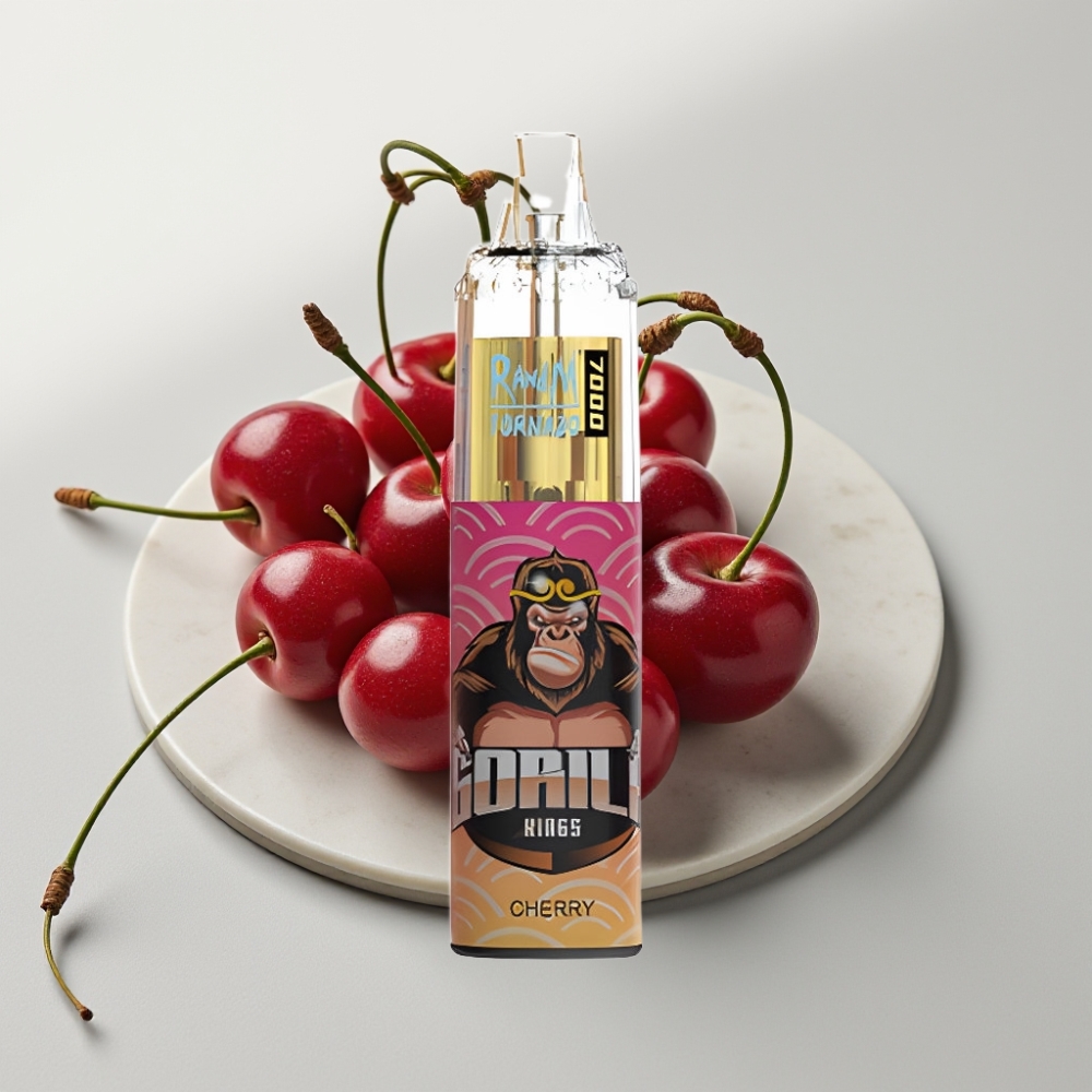 Fumot Tornado 7000 Puffs Vape Descartável Cereja - 14ML, 850MAH, RGB