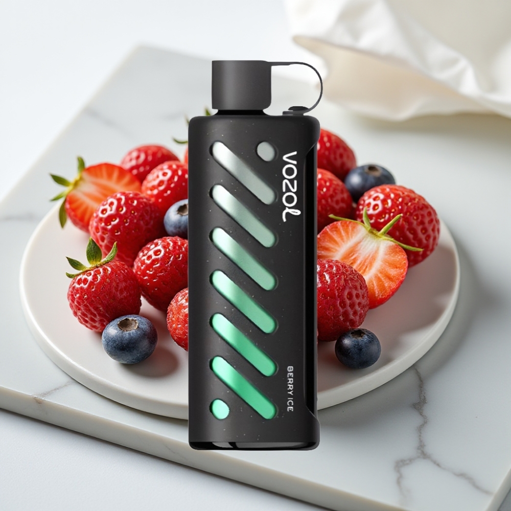 VOZOL Gear Shisha 25000 Puffs - 5mg/ml, 1000mAh, S.i.L.C Tech, Berry Ice