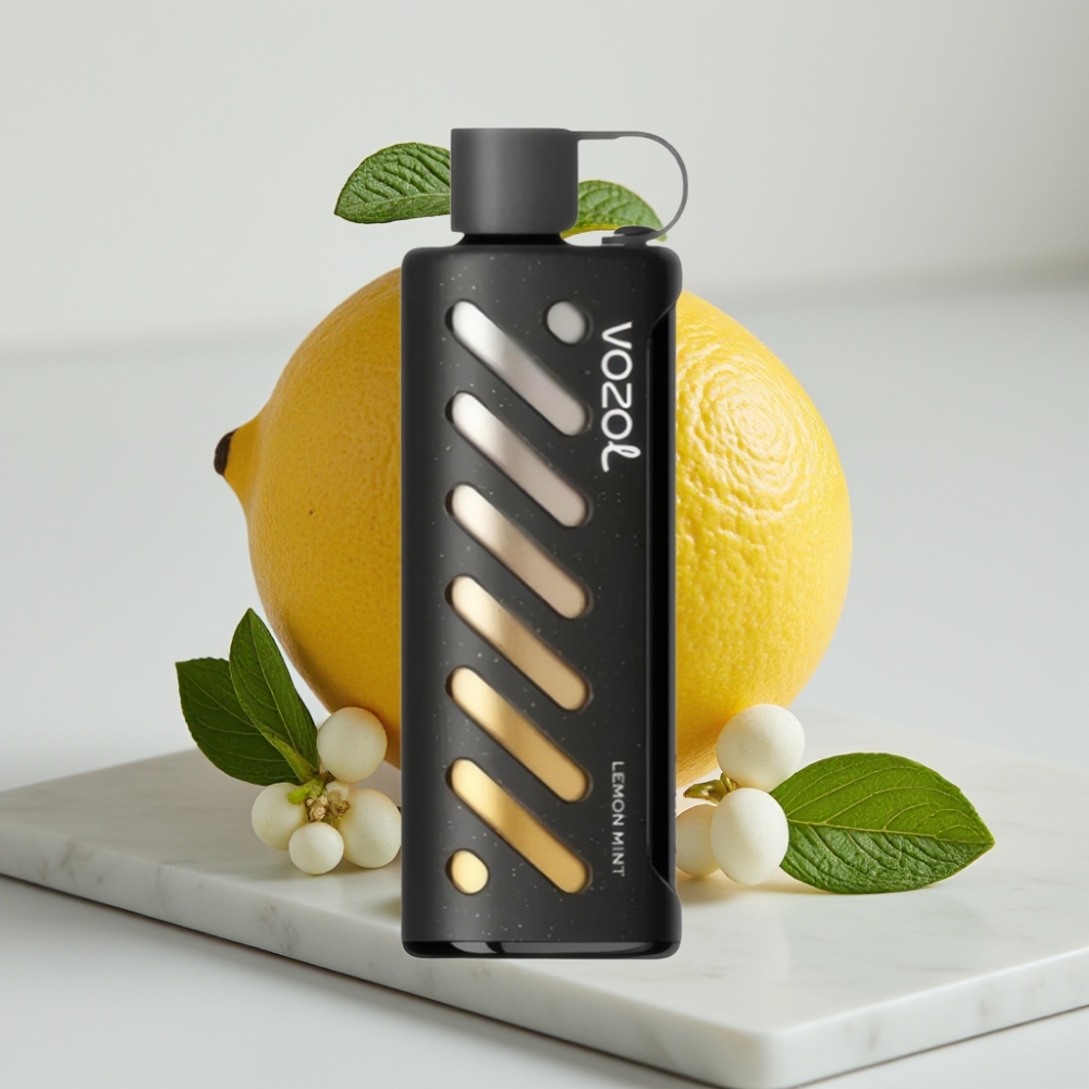 VOZOL Gear Shisha 25000 Puffs - Limão Hortelã, 5mg/ml, 1000mAh