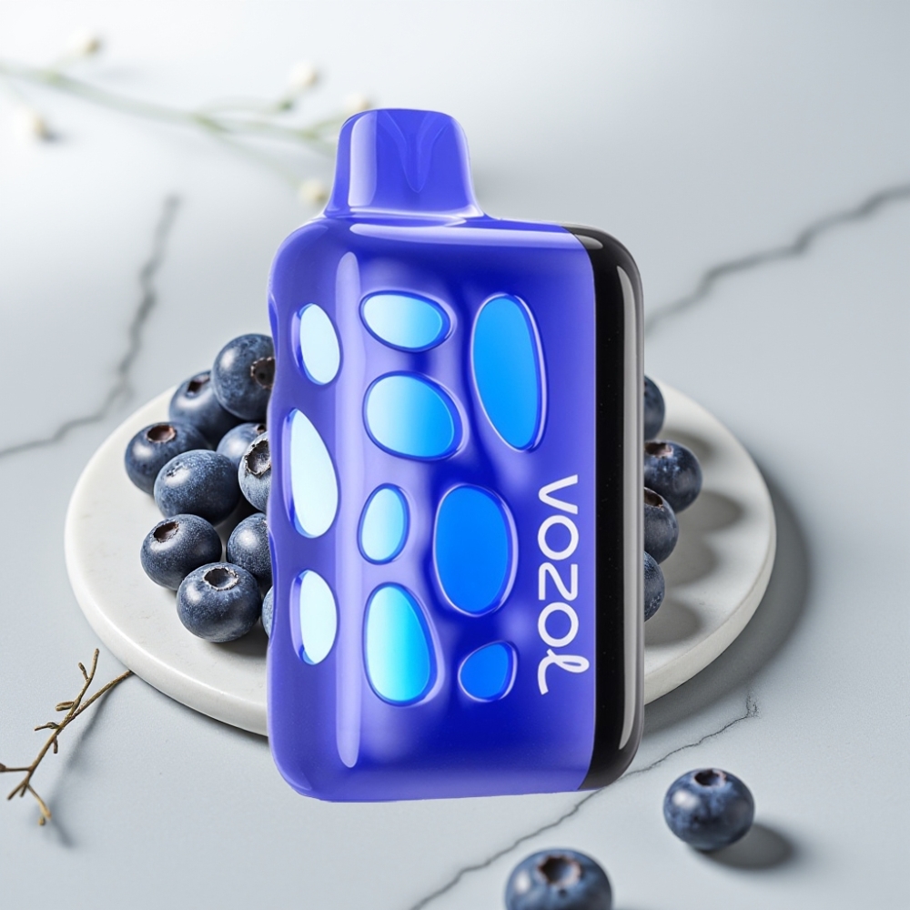 VOZOL RAVE 40000 Descartável Blueberry Ice – 270° Glow, 1000mAh, 20/50mg/ml