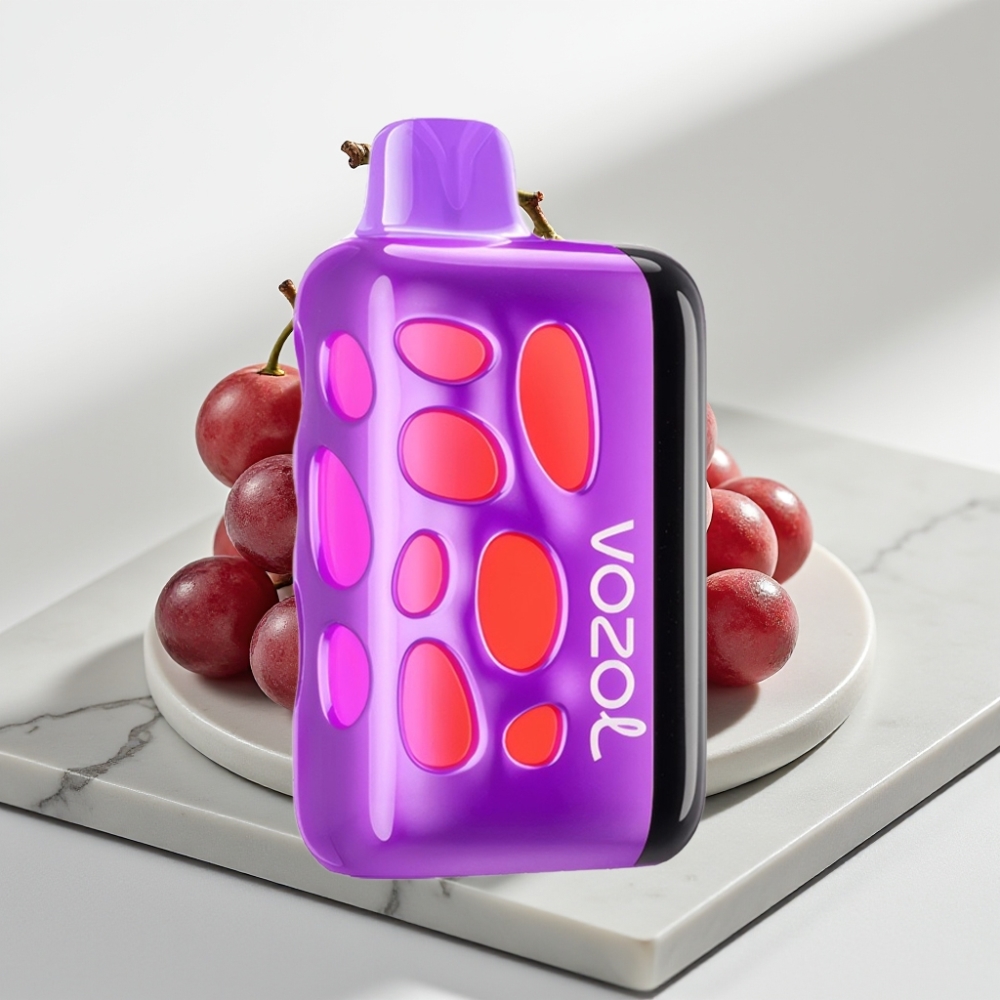 VOZOL RAVE 40000 Descartável Grape Ice – 1000mAh, 20/50mg/ml, Recarga Rápida