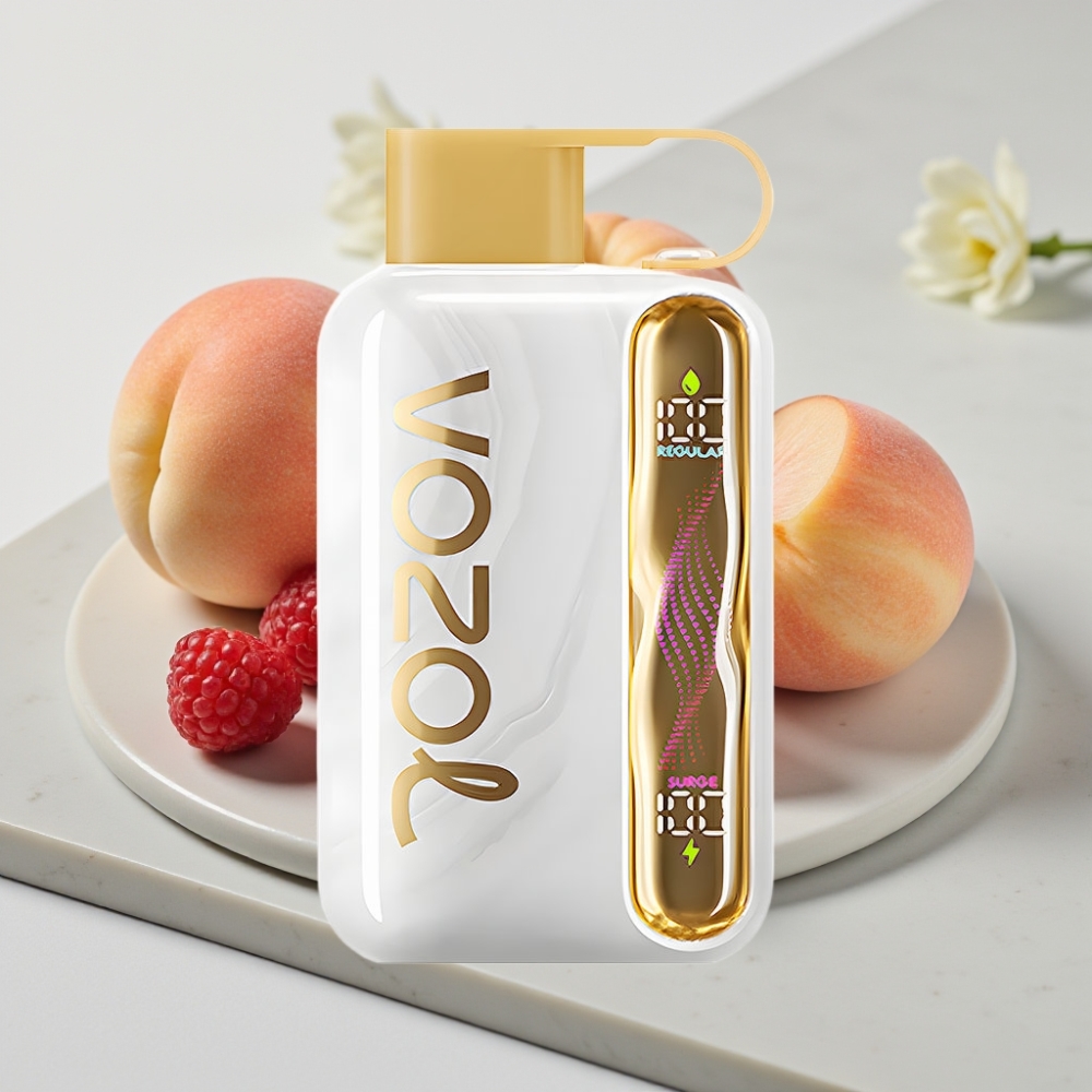 VOZOL STAR 40000 Disposable Vape Pêssego Branco Framboesa - 40000 Puffs, 1000mAh, Type-C