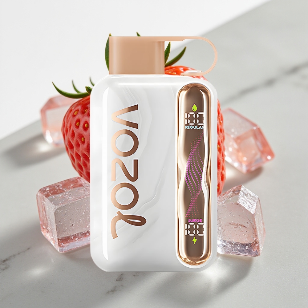 VOZOL STAR 40000 Puffs Disposable Vape Morango Gelo - 1000mAh, 20/50mg/ml