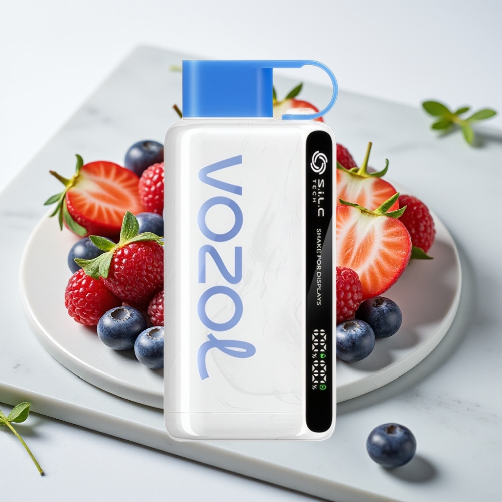 VOZOL STAR 9000/12000 Disposable Vape Blue Razz Ice - 650mAh, 9000/1200 Puffs, Reciclagem