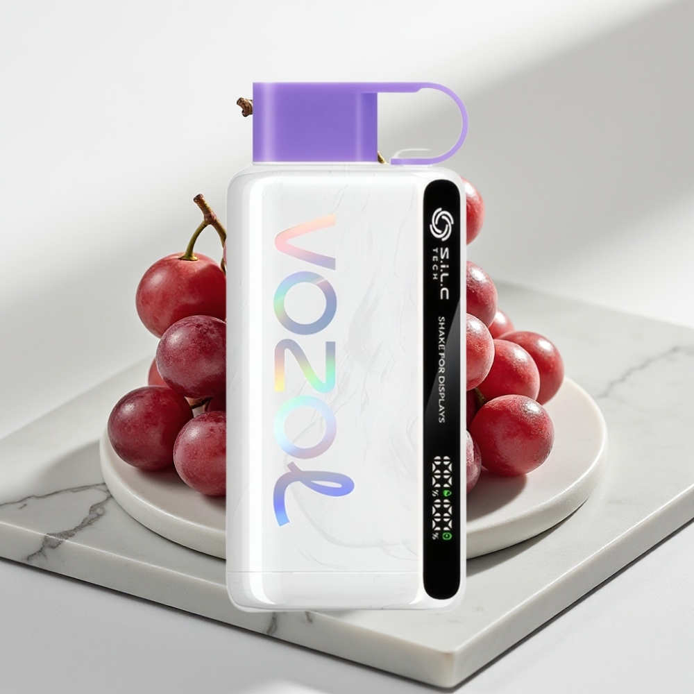 VOZOL STAR 9000/12000 Disposable Vape Gelo de Uva, 650mAh, 9000/1200 Puffs, Reciclado