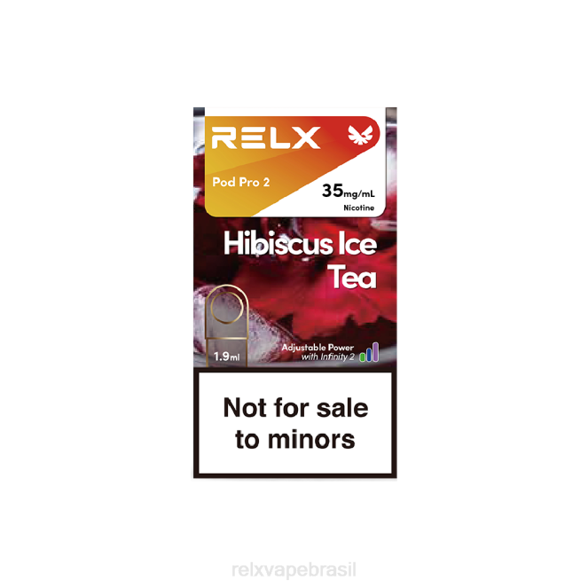 RELX Brasil | RELX cápsula pro 2 - 3 cápsulas chá gelado de hibisco TT82111