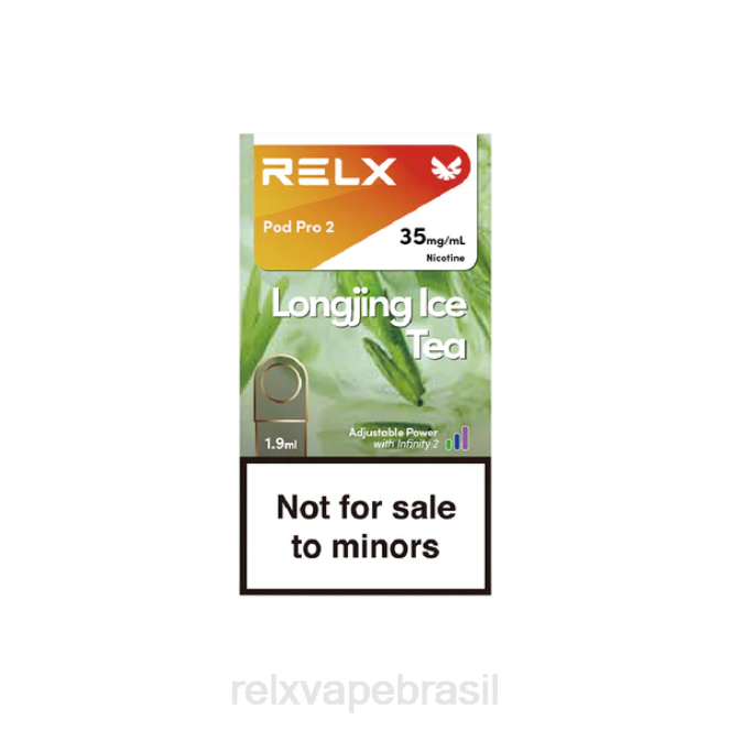 RELX Brasil | RELX cápsula pro 2 - 3 cápsulas chá longjing TT8293
