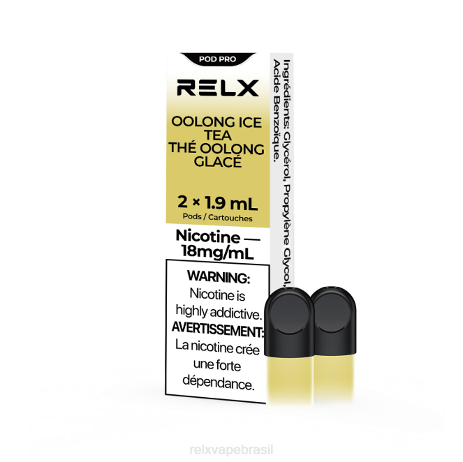RELX Sabores | RELX pod pro - 2 pods chá gelado oolong TT8214