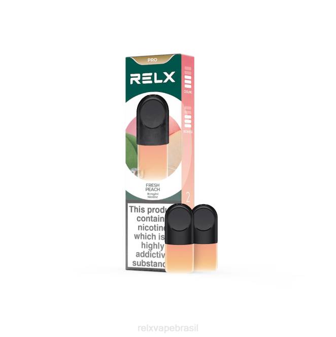 RELX Vape Brasil | RELX pod pro - 2 pods pêssego fresco TT8210