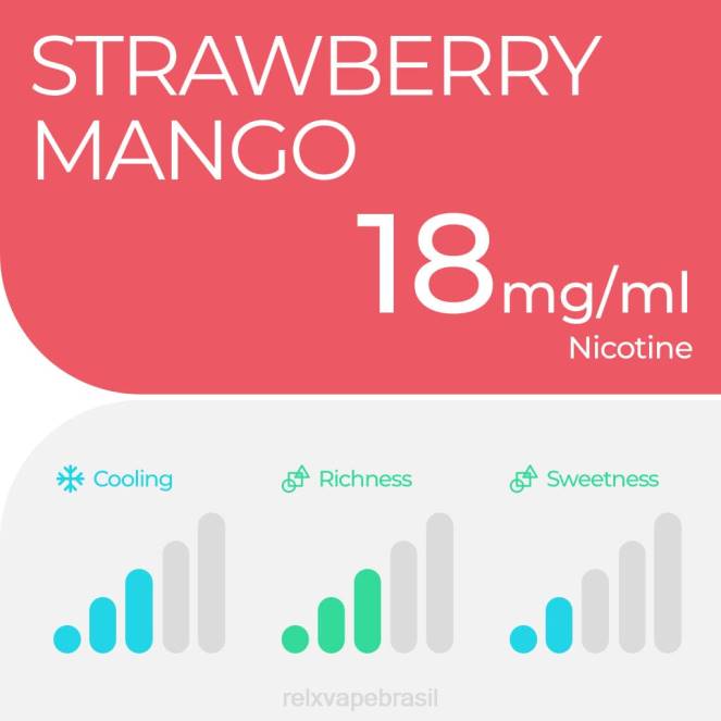 RELX Vape Disposable | RELX pod pro - 2 pods manga morango TT823