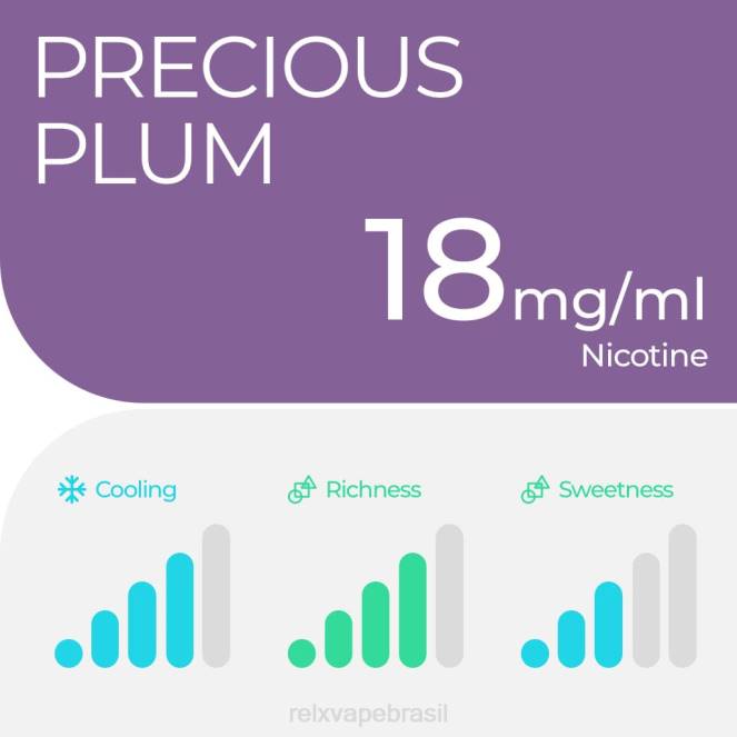 RELX Vape Flavors | RELX pod pro - 2 pods ameixa preciosa TT824